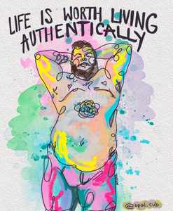 Living Authentically - Print